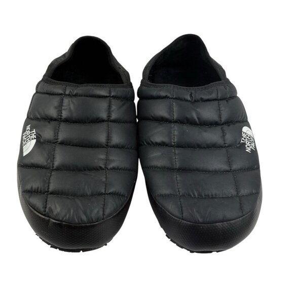*The North Face Mens 12 ThermoBall Mule V Traction Slippers Black Puffer Shoes - Picture 1 of 8